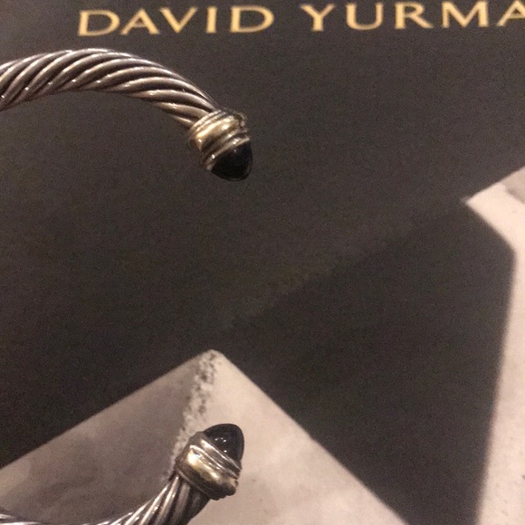 Sold David Yurman 7mm Cable bracelet 925 & 14k - Picture 7 of 8
